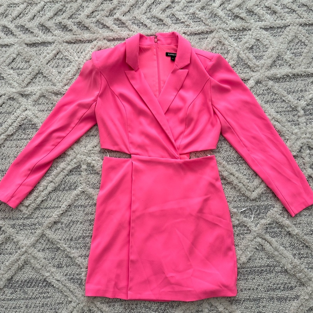 Express Cutout Mini Blazer Dress